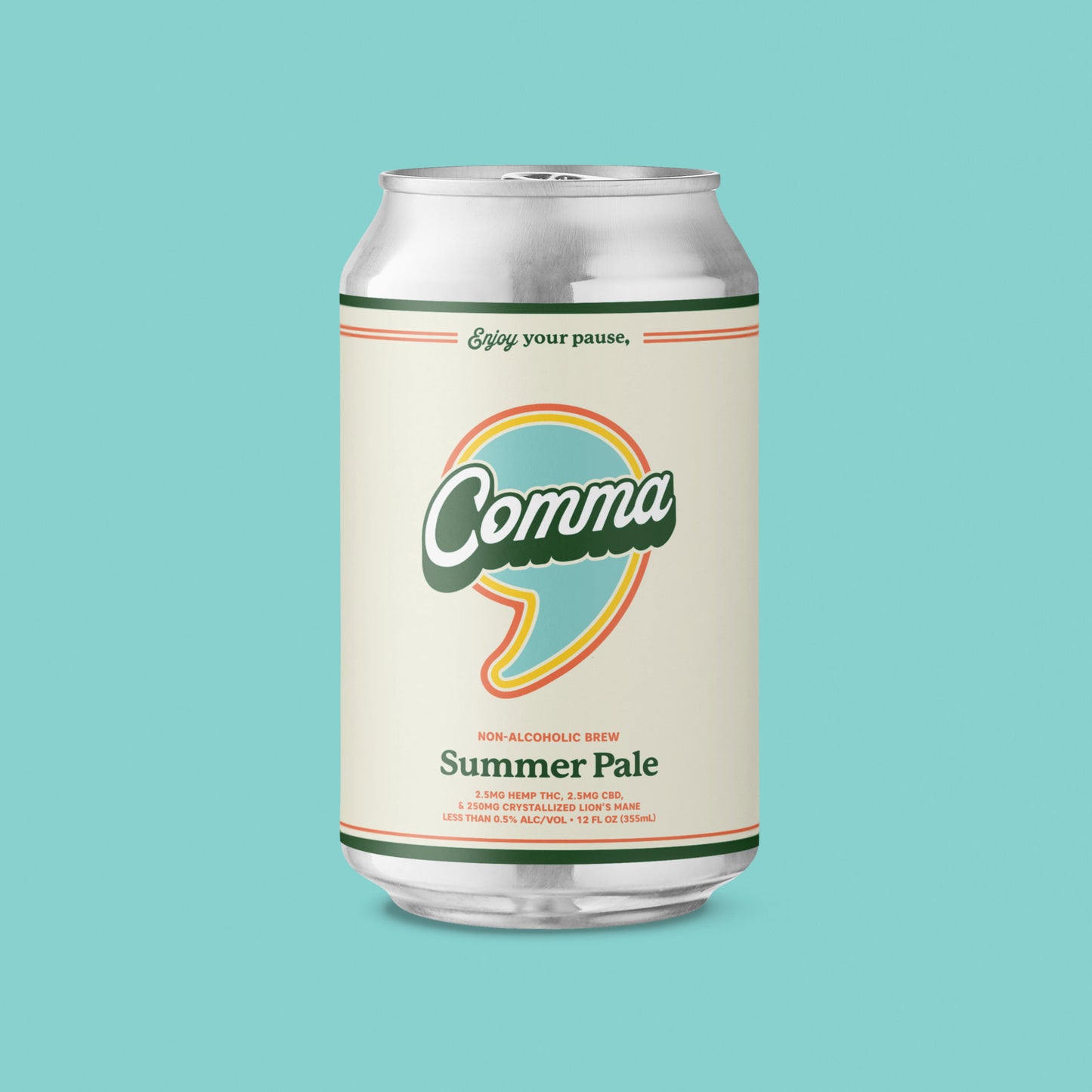12oz can of Comma Summer Pale