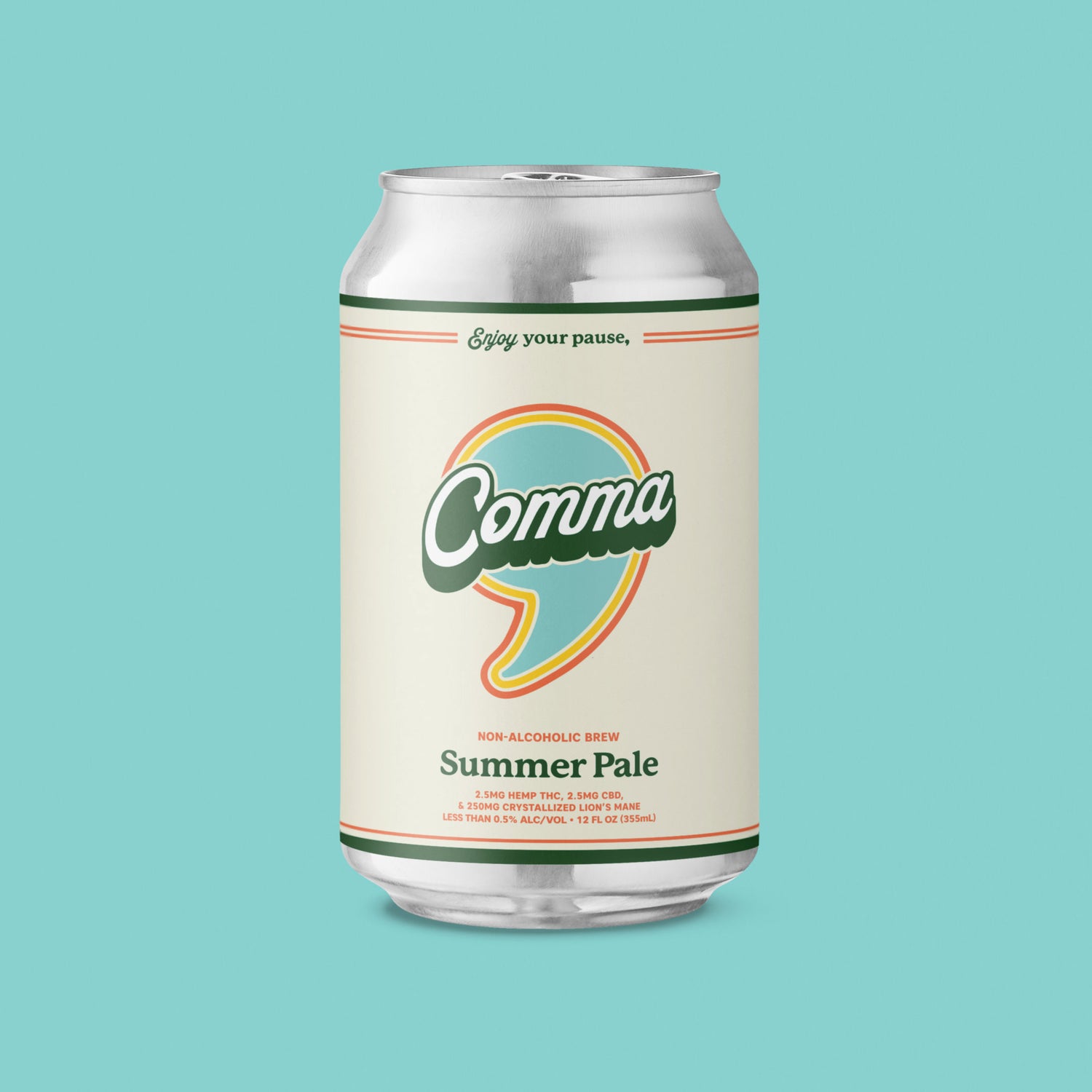 12oz can of Comma Summer Pale