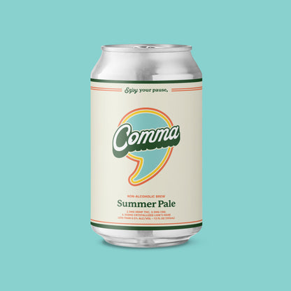 12oz can of Comma Summer Pale